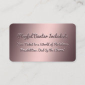 Funny Flirting Visitekaartje (Voorkant)