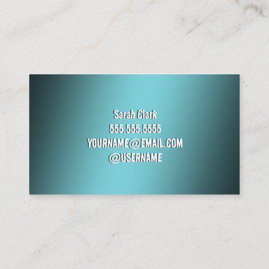 Funny Flirting Visitekaartje (Achterkant)