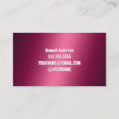 Funny Flirting Visitekaartje (Achterkant)