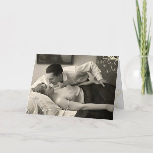 Funny Flirty Couple Card Kaart