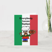 Funny Flirty Love Italiaanse Kaart (Voorkant)