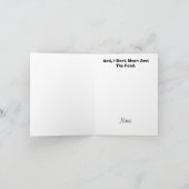 Funny Flirty Love Italiaanse Kaart (Binnen)