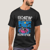 Funny Floatn op de Tubing Float Trip Graph T-shirt (Voorkant)