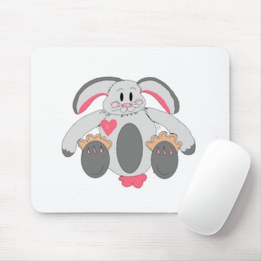 Funny Floppy Bunny Muismat (Met muis)