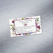 Funny Floral Introvert Magnetisch Visitekaartje (Voorbeeld)
