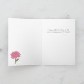Funny Floral Moederdag Kaart (Binnen)
