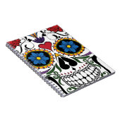 Funny Floral Skull Notitieboek (Rechterzijde)