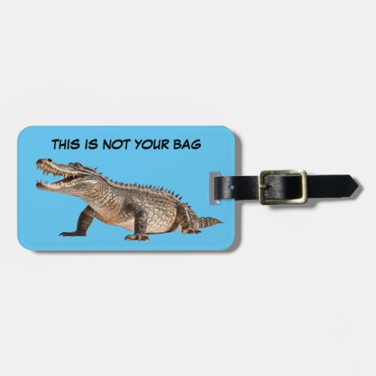 Funny Florida Alligator Bagagelabels (Voorkant horizontaal)