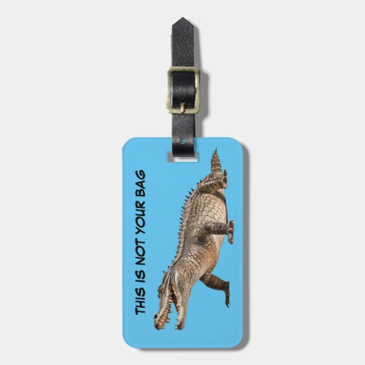 Funny Florida Alligator Bagagelabels (Voorkant verticaal)