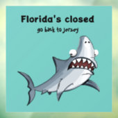 Funny Florida New Jersey Window Decal (Vel 3)