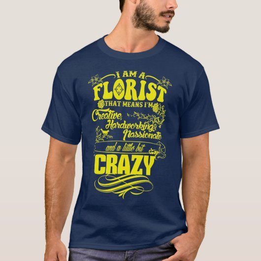 Funny Florist T-shirt (Voorkant)
