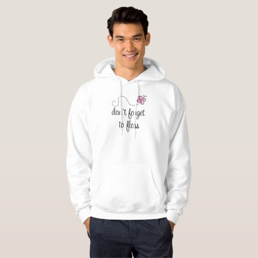 Funny Floss Dental Hygienist Sweatshirt (Voorkant volledig)