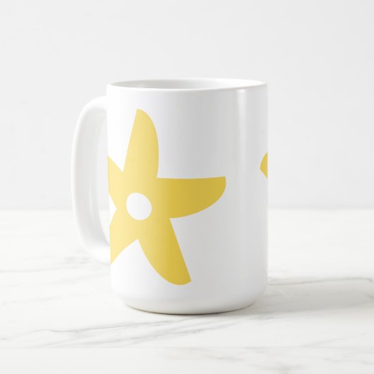 Funny Flowef Koffiemok (Voorkant links)