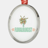 Funny Flower Arpread Lover Metalen Ornament (Links)