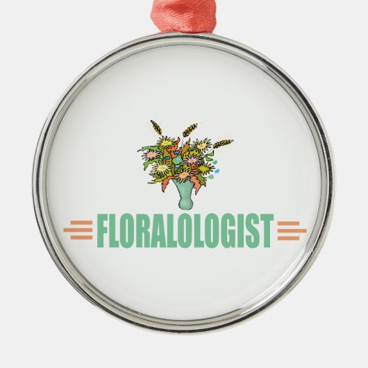 Funny Flower Arpread Lover Metalen Ornament (Voorkant)