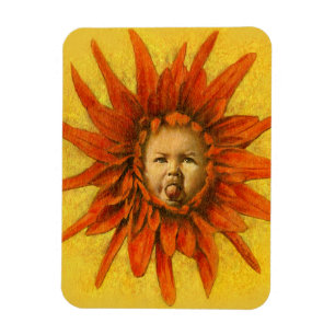 Funny Flower Baby Flexible Magnet Magneet