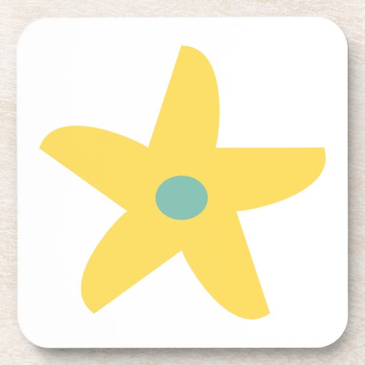 Funny Flower Bier Onderzetter (Voorkant)