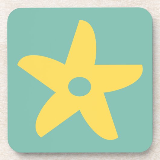 Funny Flower Bier Onderzetter (Voorkant)