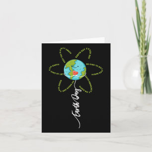 Funny Flower Earth Dag Dagelijks Vrouwen Meisje Ki Kaart
