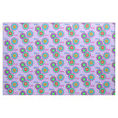 Funny Flower Power Bloom I II III + jouw idee Stof (Yard (91,4 cm))