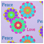 Funny Flower Power Bloom I II III + jouw idee Stof (Swatch)