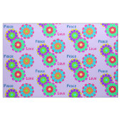 Funny Flower Power Bloom I II III + jouw idee Stof (Fat Quarter)