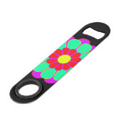 Funny Flower Power Bloom I II III Speed Flessenopener (Achterkant Gekanteld)