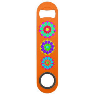 Funny Flower Power Bloom I II III Speed Flessenopener