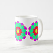Funny Flower Power Bloom I Koffiemok (Voorkant rechts)