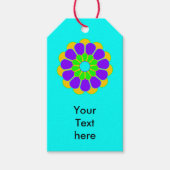 Funny Flower Power Bloom II + jouw tekst Cadeaulabel (Voorkant)