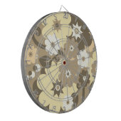 Funny Flower Power Wallpaper Dartbord (Voorkant Links)