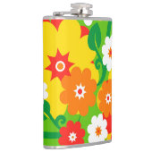 Funny Flower Power Wallpaper Heupfles (Rechts)