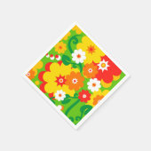 Funny Flower Power Wallpaper Servet (Hoek)