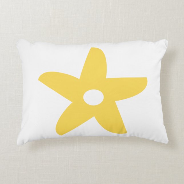 Funny Flower Sierkussen Accent Kussen (Voorkant)