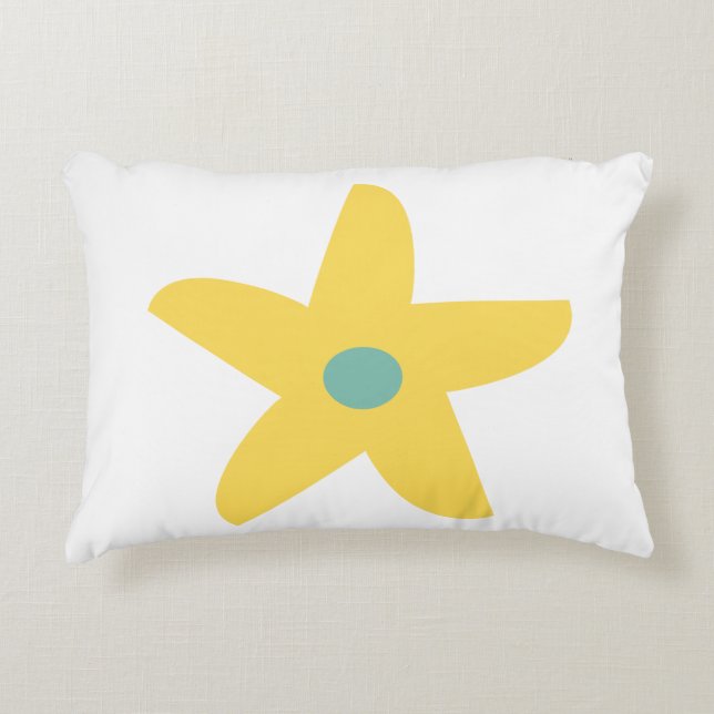 Funny Flower Sierkussen Accent Kussen (Voorkant)