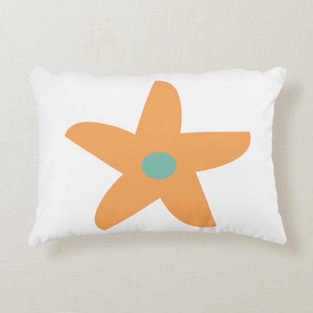 Funny Flower Sierkussen Accent Kussen (Voorkant)