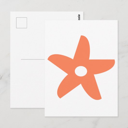 Funny Flower Sierkussen Briefkaart (Voorkant / Achterkant)