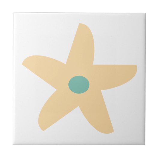 Funny Flower Tegeltje (Voorkant)