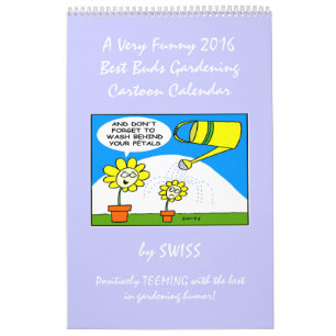 Funny Flowers Cartoons Gardeners Cartoon Calendar Kalender