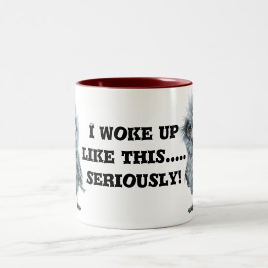 Funny Fluffy Bird Mok (Center)