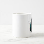 Funny fluffy cat mok koffie (Center)