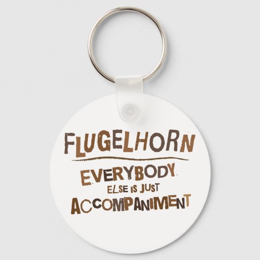 Funny Flugelhorn Sleutelhanger (Voorkant)