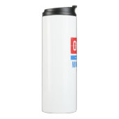 Funny flute music instrument thermosbeker (Gedraaid links)