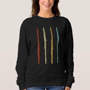 Funny Flute Player Flutist Retro Trui