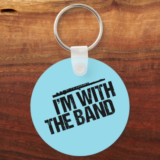 Funny Flute Player Sleutelhanger (Voorkant)