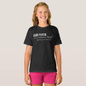 Funny Flute Shirt - fluitspeler shirt (Voorkant volledig)