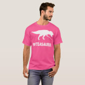 Funny Fluteasaurus Flute Dinosaur (Fluit Shirt) T-shirt (Voorkant volledig)