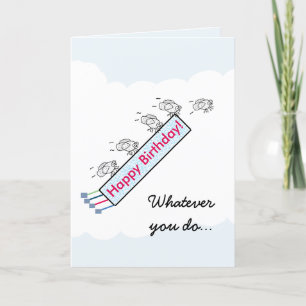 Funny Fly by Birthday Card Kaart