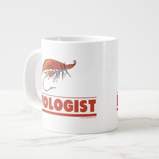 Funny Fly Fishing Grote Koffiekop (Links)