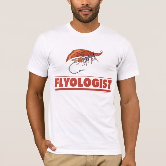 Funny Fly Fishing T-shirt (Voorkant)